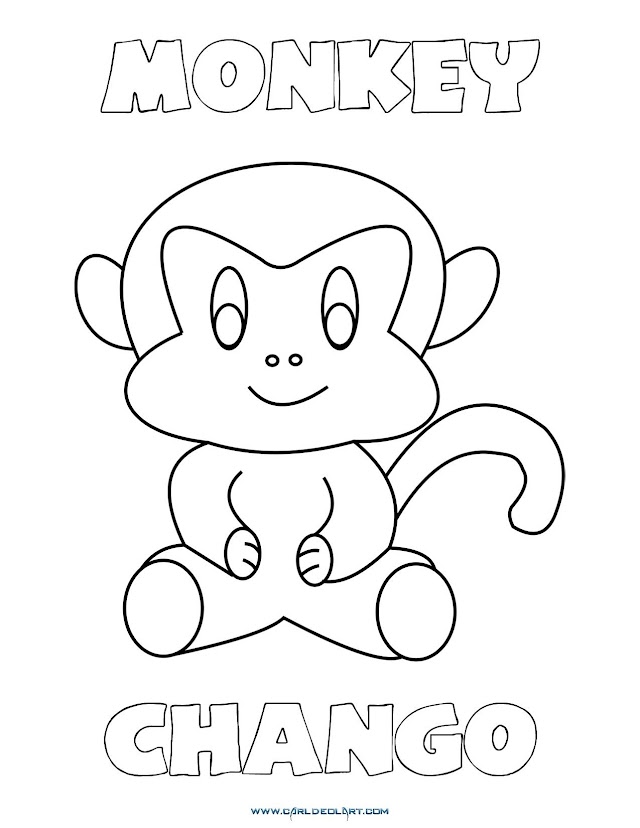 Dibujos Inglés - Español con CH: Chango - Monkey
