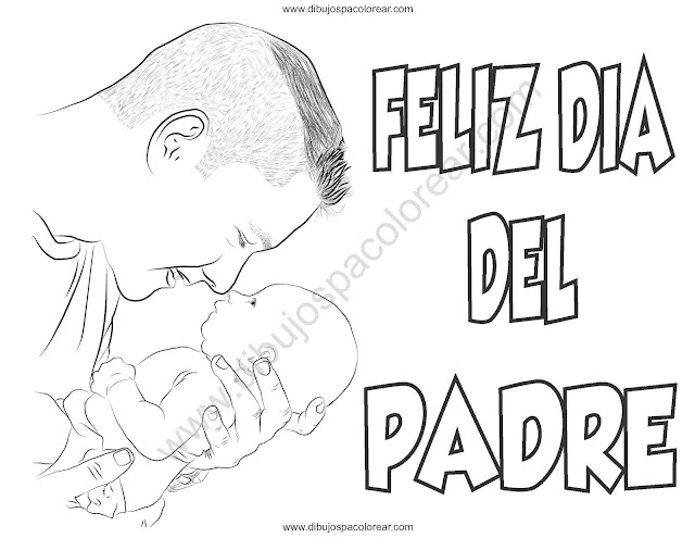 Dibujos Día del padre para colorear