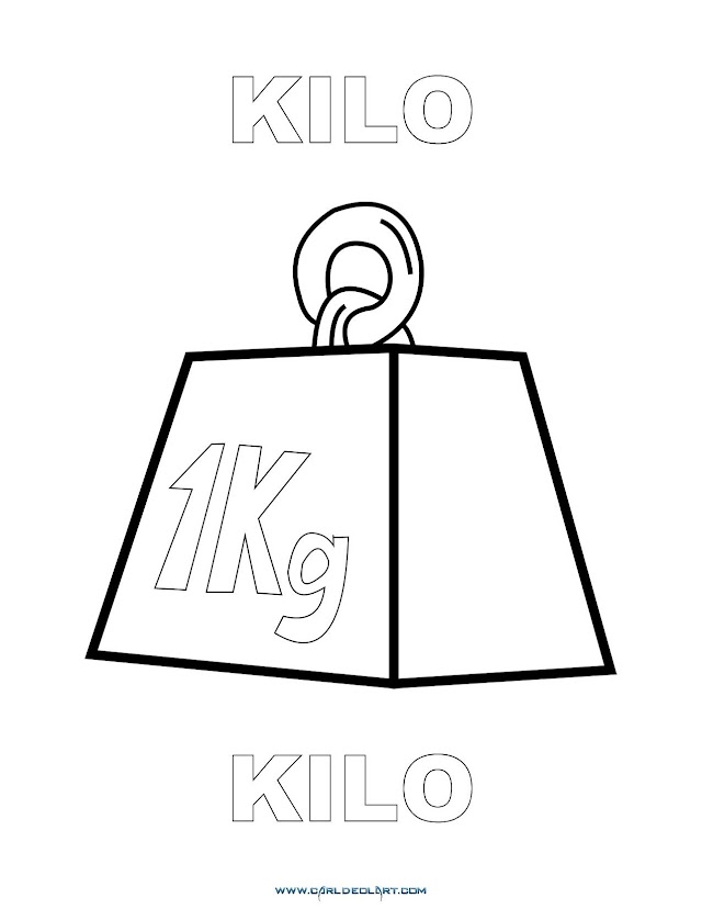 Dibujos Inglés - Español con K: Kilo - Kilo
