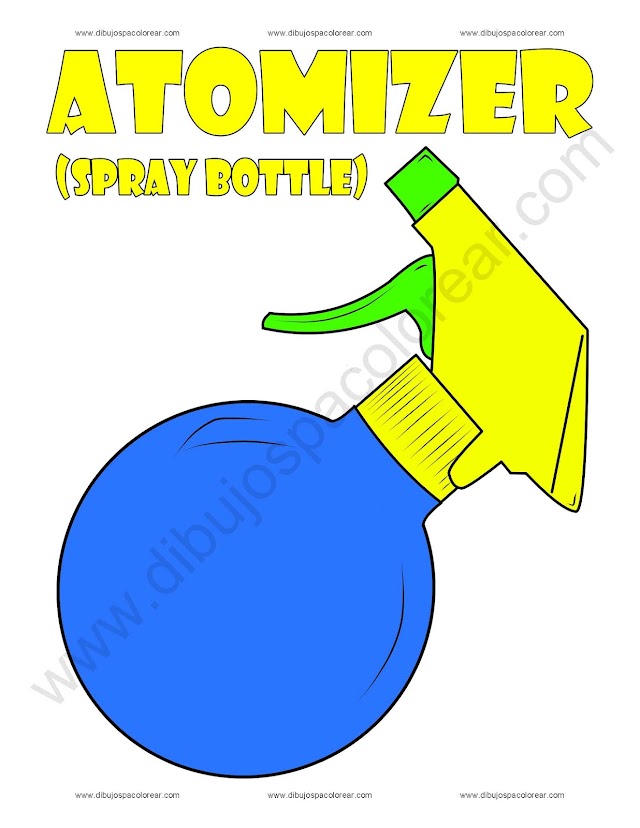 Atomizer (spray bottle) Cartoon image