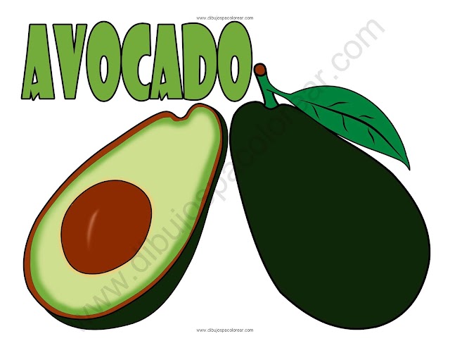 Avocado Cartoon image