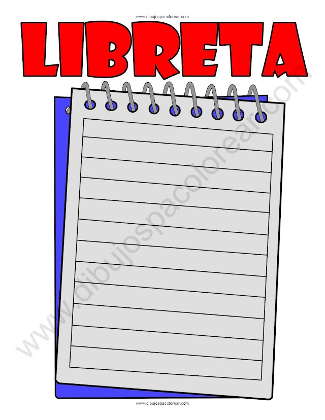 Libreta dibujo a color y para colorear