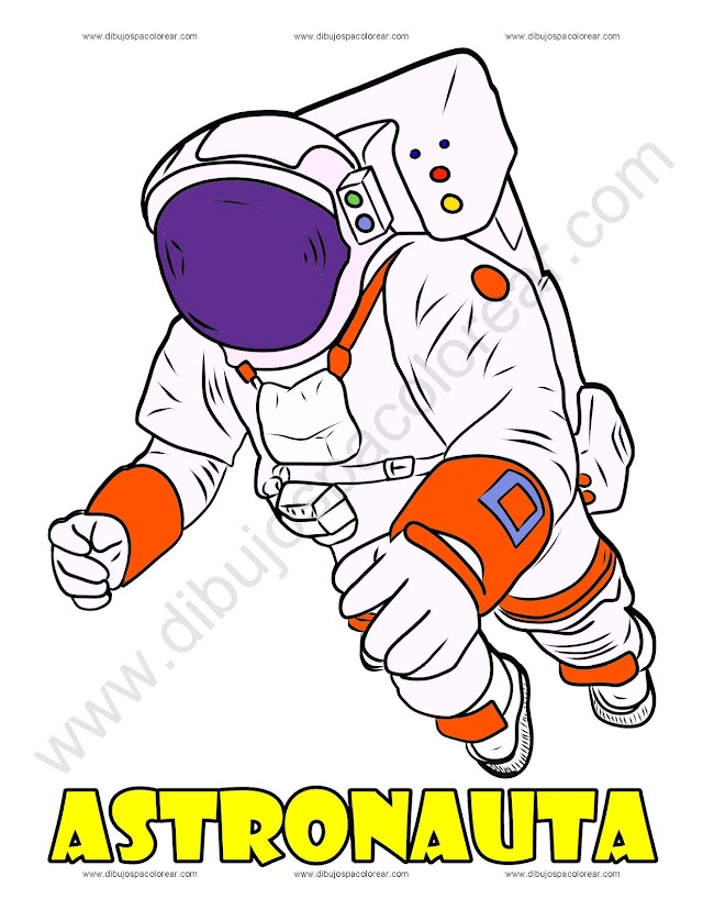 Astronauta Dibujo animado