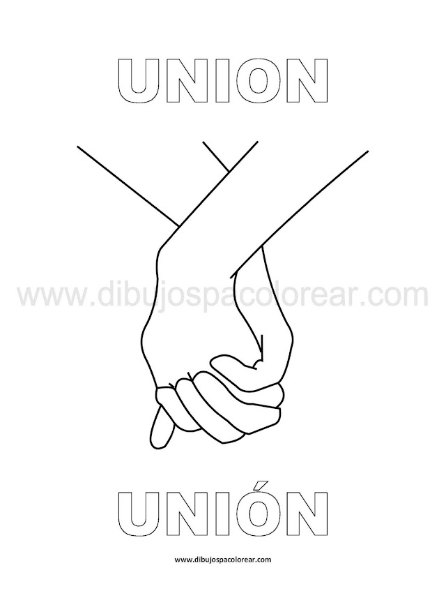 Dibujos Inglés - Español con U: Unión - Union